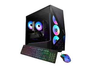 iBUYPOWER Slate Gaming PC Desktop - Intel Core Ultra 7 265F, NVIDIA GeForce RTX 5060Ti 8GB, 16GB DDR5 RAM, 1TB NVMe SSD