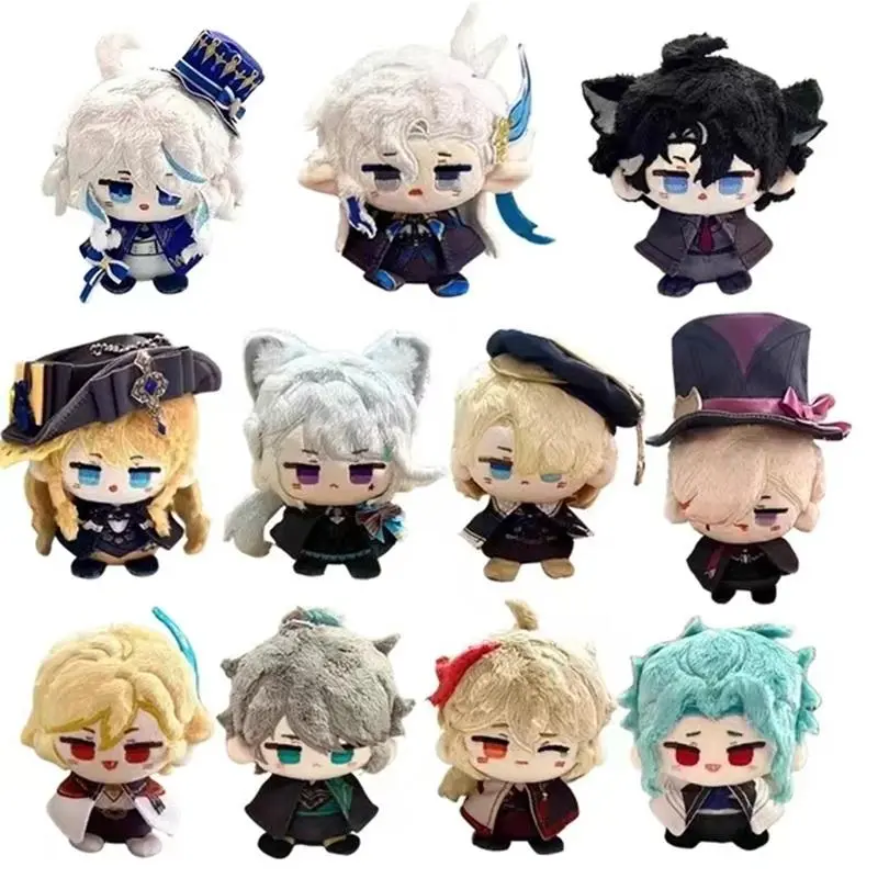 Genshin Impact Video Games Plush Toys - Wriothesley, Neuvillette, Kaveh, Xiao, Furina, Lyney, Arlecchino, Tighnari, Raiden Shogun - Dahlia, Ineffa Themed Bag Pendant Keychain for Home Decor Gifts