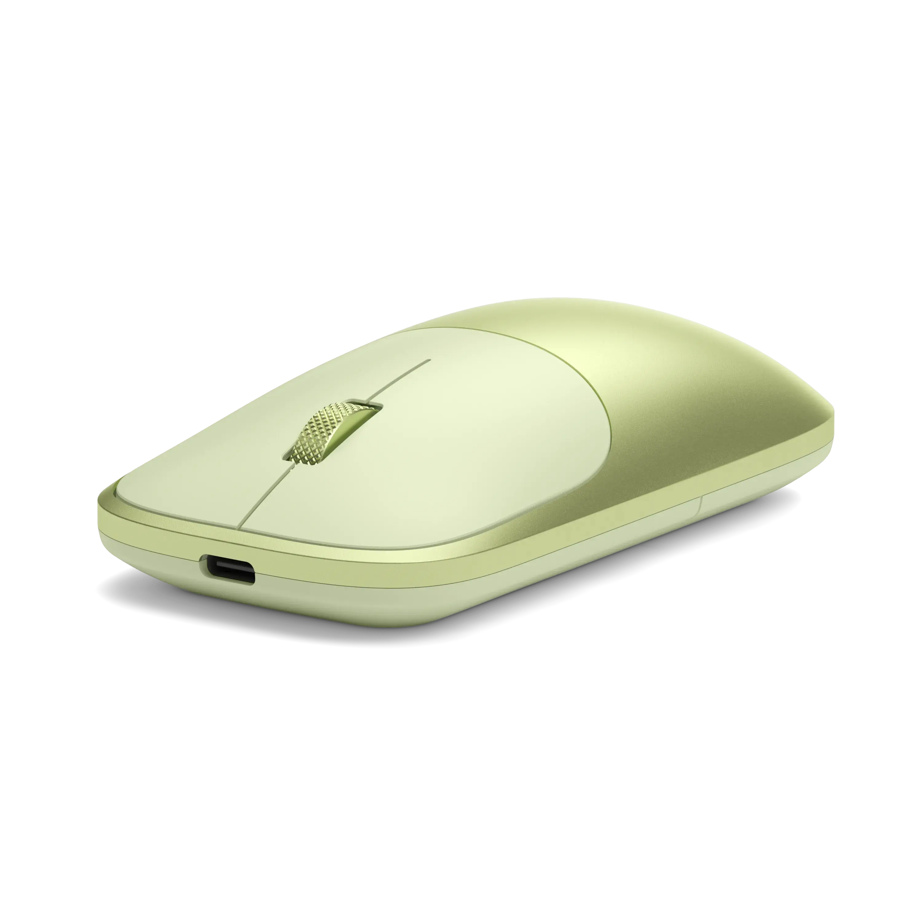 Satechi Slim EX Wireless Mouse, Multi-Device Bluetooth & 2.4GHz Connection for macOS, Windows, iPadOS, and Android, Quiet Clicks, Anodized Aluminum Shell, USB-C Rechargeable Battery