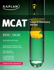 USED-Kaplan MCAT General Chemistry Review: Book + Online (Kaplan Test Prep) by Kaplan (Paperback)
