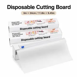 Clearance-Portable EVA Cutting Mats for Camping - Clear & Non-Stick | Foldable Kitchen Counter Protector for Meat, Vegetables, Fruits – Mess-Free Outdoor Cooking Essential