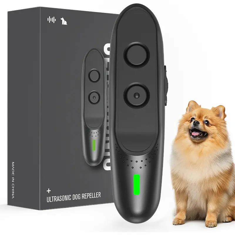 2026 NEW Anti Bark Device for Dog-Variable Frequency Ultrasonic Dog Bark Deterrent Rechargeable 2 in 1 Dog Barking Control Device Handheld Dog Training Tool Barking Behavior Trainer 16.4 Ft Range 100% Safe