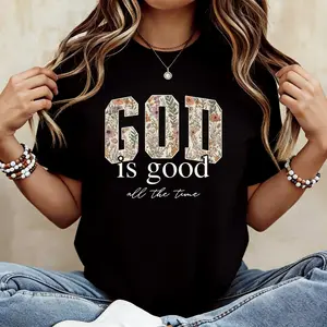 Free shipping|New Year Sale|God is good Christian shirt Comfort, Religious T-shirt for women, Bible verse shirt gift