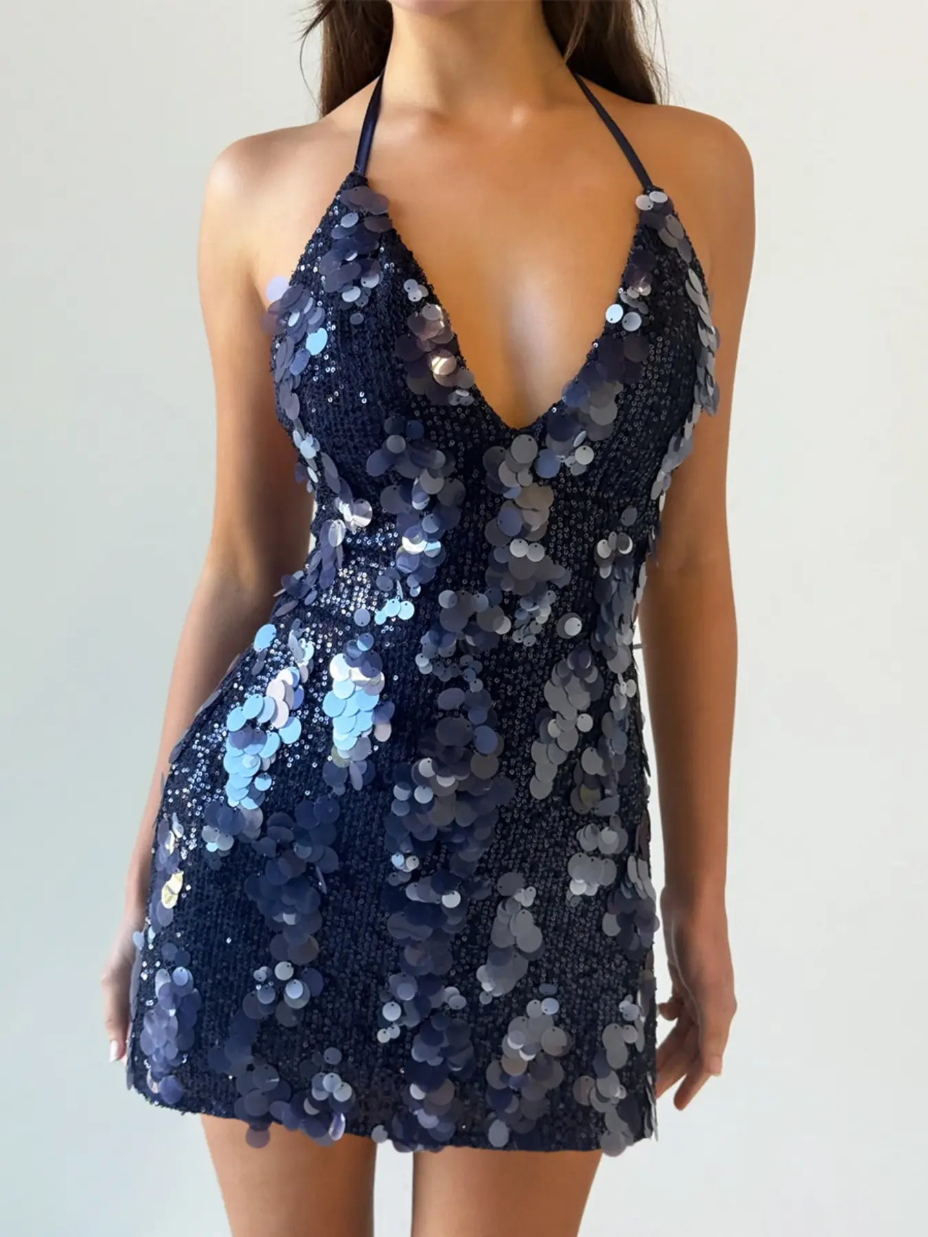 Occasion Women Sequin Halter Backless Sexy Dress Bodycon Night Out Mini Club Wear Party Dress - TikTok Shop Occasion Women Sequin Halter Backless Sexy Dress Bodycon Night Out Mini Club Wear Party Dress - TikTok Shop