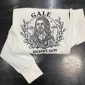 Gale Baldurs Embroidered Shirt Gift For Astarion, Shadowheart Gale Appareal For Wyll, Karlach For Minsc, Minthara Tee, Mind Flayer Shirt Lae'zel