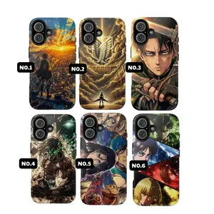 Attack on Titan Phone Case, Epic Anime Aesthetic, Dark Power Vibes, Slim Shockproof Cover, Must-Have for Fans for Girls for IPhone 11, 12, 13, 14, 15, 16, 17 & Samsung S21 S22 S23 S24 S25