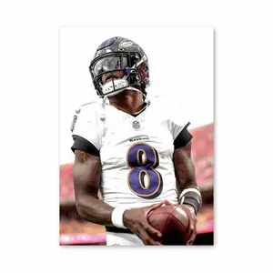Baltimore Ravens Football Poster - Poster Wall Art Print, Sports Decor for Game Room, Office, or Bedroom, Fan Gift 2025
