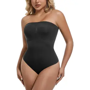 Strapless Shapewear Seamless Leotard Bodysuit