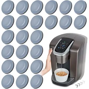 Appliance Sliders for Kitchen Appliances 24 PCS Self-adhesive Small Kitchen Appliance Slider Kitchen Hacks Easy to MovIing & Space Saving Kitchen Must Have Gadgets Appliance Accessories for countertop