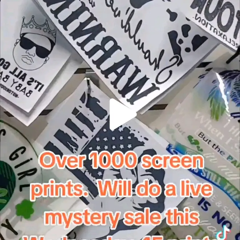 Mystery screen prints