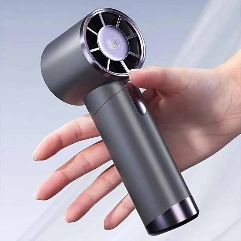 Revolutionary Clip-on Mini Fan - Long Runtime & 3 Wind Modes | Detachable for Bags/Strollers/Desks | USB-C Fast Charging, Ultra-Quiet Tech | Ideal for Gym, Camping & Daily Commute