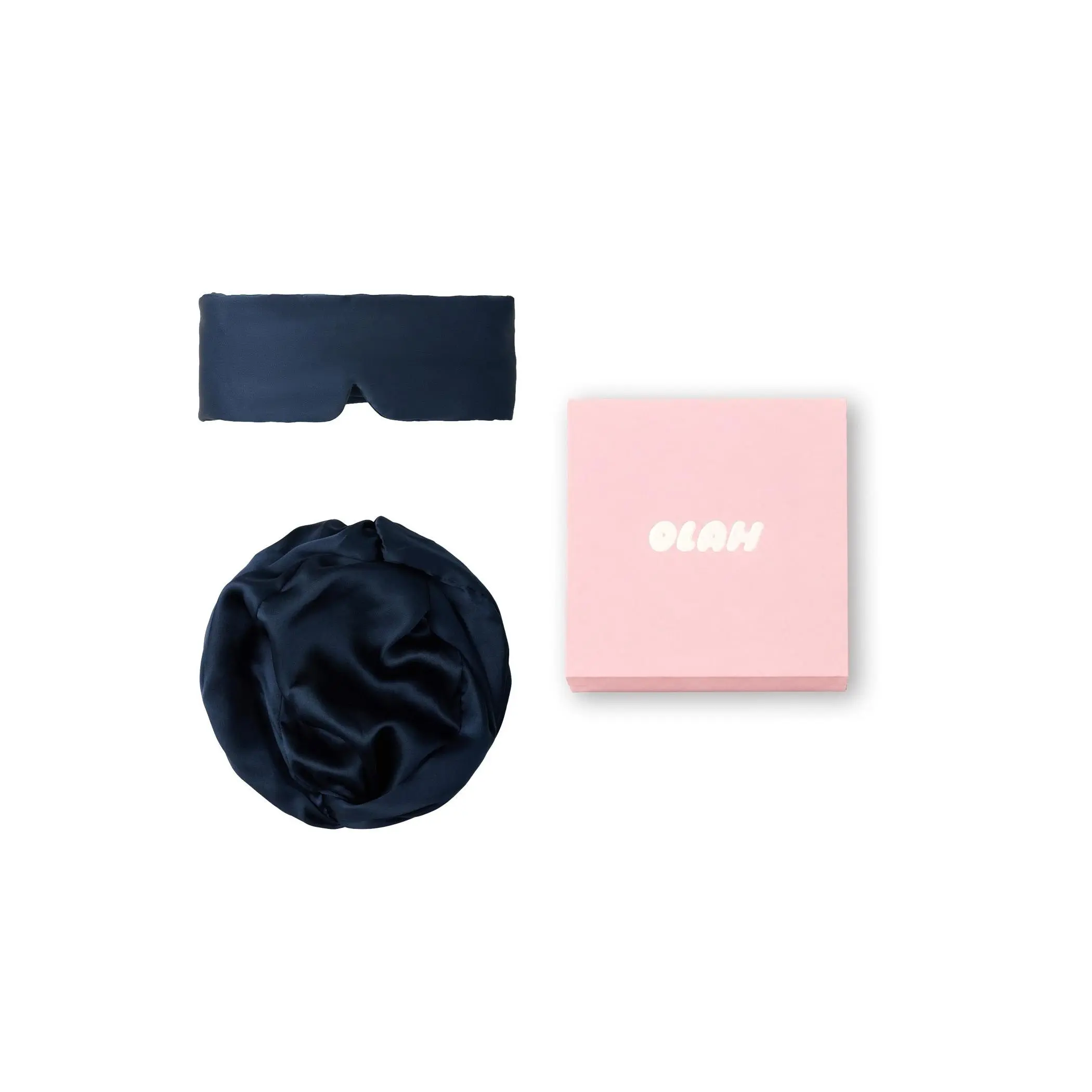 Dream Cloud Beauty Sleep Silk Gift Set - Navy
