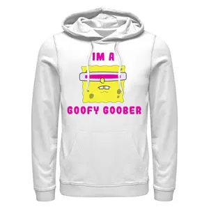 Men's SpongeBob SquarePants I'm A Goofy Goober Pull Over Hoodie