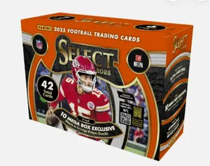 2025 Panini Select Football Hobby Mega Box (Orange box)