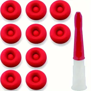 20pcs /50pcs Caulk Cap Caulk Saver Cap Caulk Finishing Tool Caulk Saver Caps Caulking Tube Covers Tube Caps For Sealing And Preserving, Red