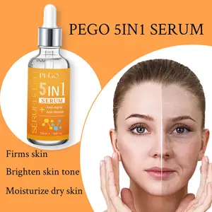 Five-In-One Anti-Wrinkle Facial Serum, Moisturizing Nourishing Face Essence, Boosts Elasticity and Texture, Reduces Fine Lines and Wrinkles