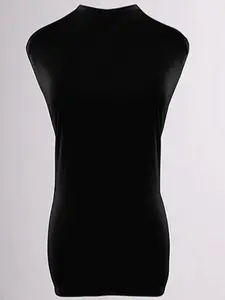BODY SLEEVELESS ROUND NECK Hijab Tops Bodysuit Womenswear Women Lady Basic Bodysuit Underwear Comfort Basic