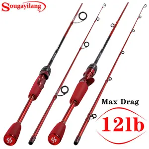 Sougayolang Catch The Fever HellCat Rod Series - Composite Fishing Rods with Carbon Fiber for Unmatched Performance,For Outdoor
