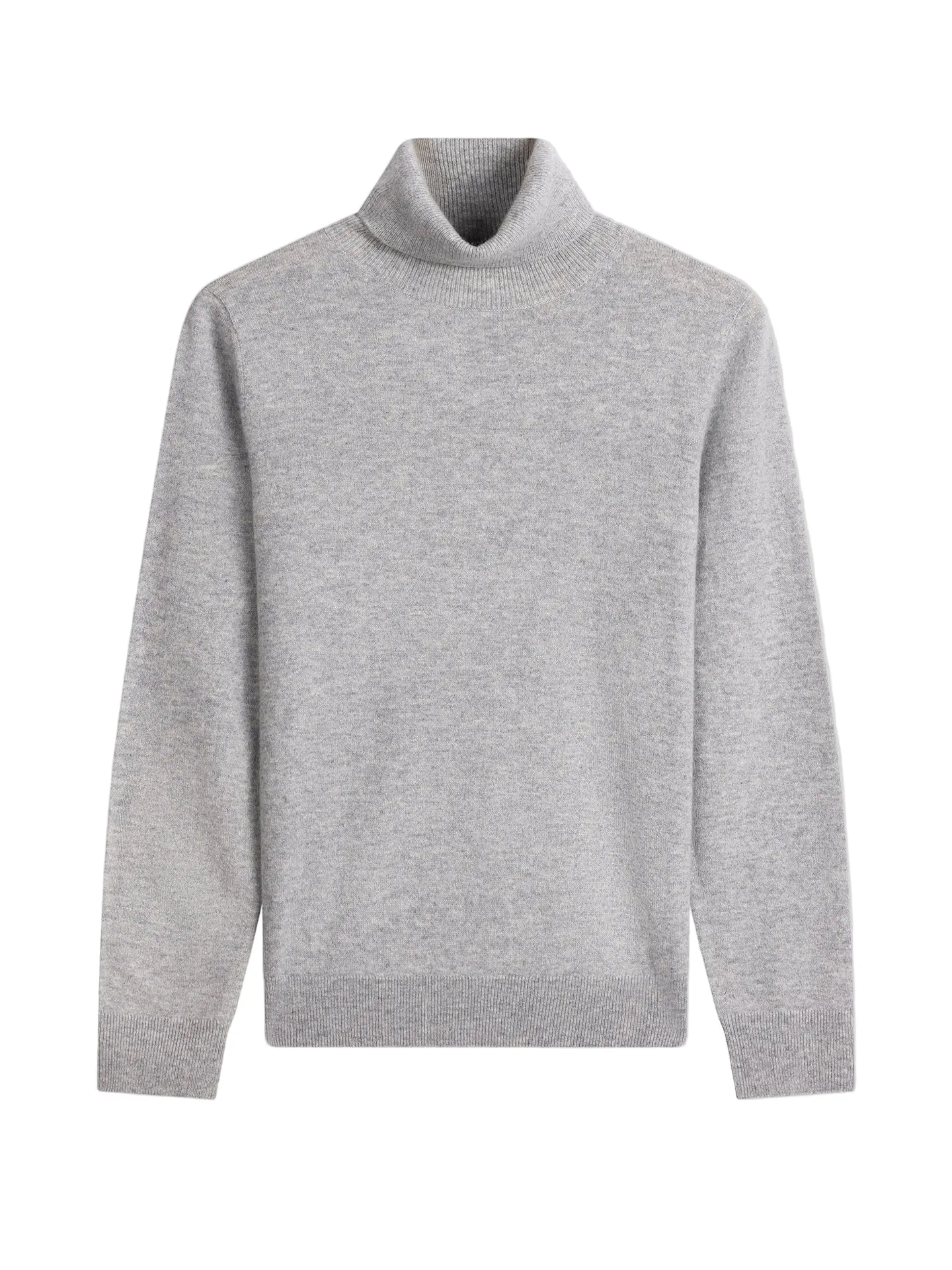 Women's Fitted Timeless Cashmere High Neck Turtleneck Sweater, Lightweight Basic Tops for Ladies