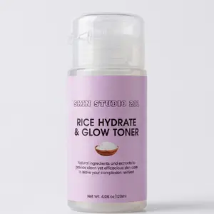 Skin Studio 211 Rice Hydrate & Glow Toner - Hydrating & Brightening Toner (4.06 oz / 120ml)