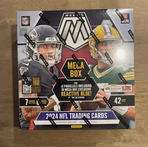2024 Mosaic Football Mega Box - 6 Packs per Box, 7 Cards per Pack - Ripped and Shipped