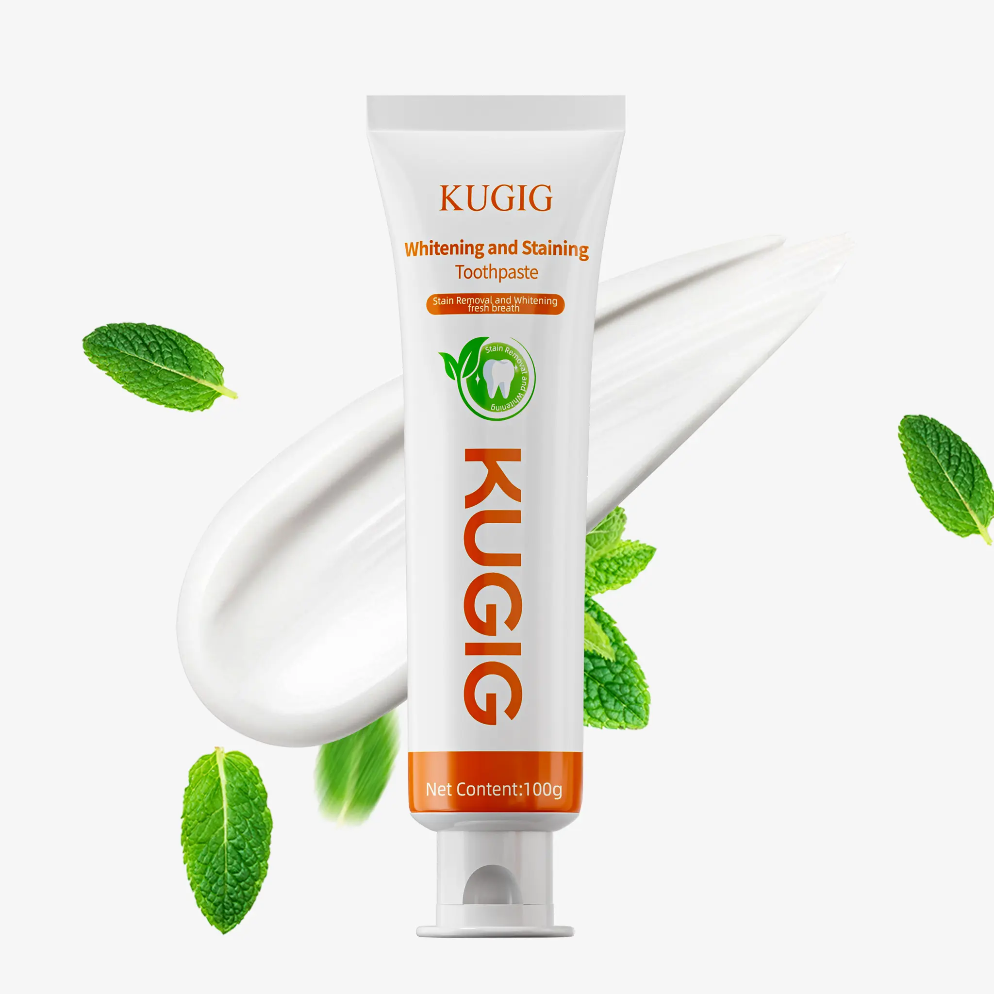 KUGIG Gentle Whitening Toothpaste for Sensitive Teeth - Fluoride-Free ...