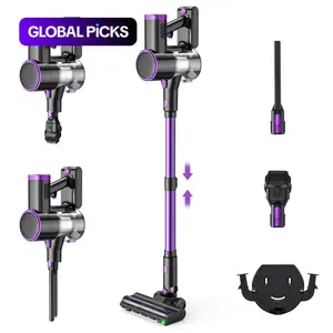 Lubluelu Vacuum Cleaner 150W, Back Support Design, 30-Minute Runtime, Anti-Knot Brush Head, Six-Level Filtration System, Rechargeable Stick Vacuum #GLOBAL PICKS