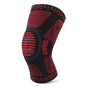 Anti-Slip Knee Compression Sleeve  Silicone Patella Support for Running Basketball Sports