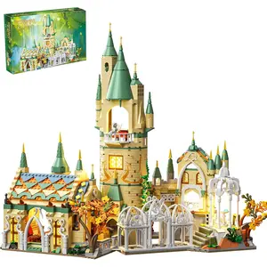 Magic Medieval Castle Architecture Building Block Sets, Creative Ideals Gifts for Boys Girls Adults (1555PCS)