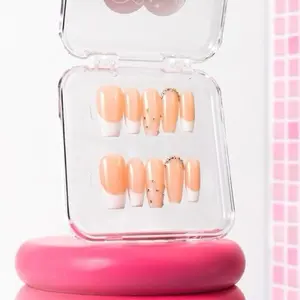 My eyeshine MANIPRESS Square Press On Nails Medium Length Includes Glue