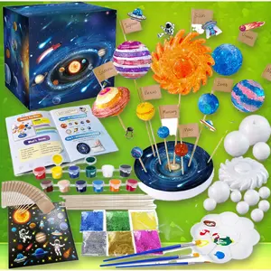 Solar System Foam Ball Kit 9 Sizes DIY Paint Planets Space Science STEM Toy for Kids School Project Educational Gift