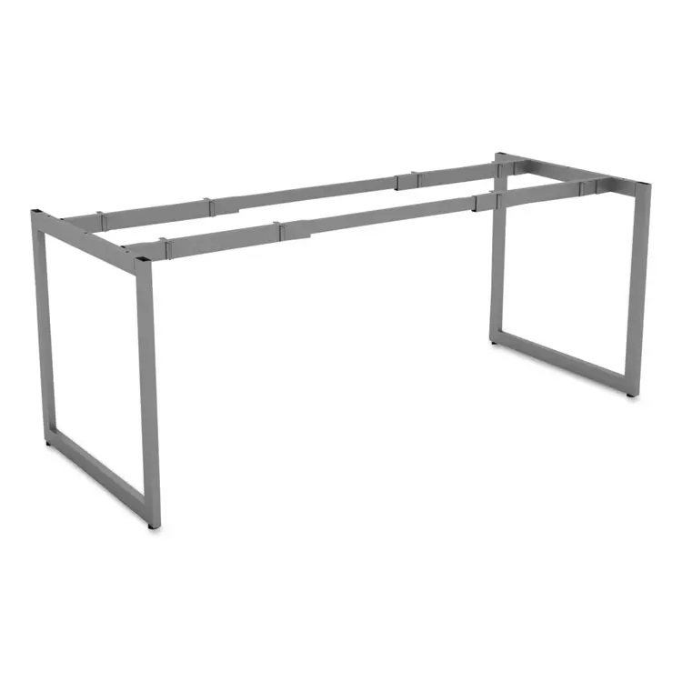 Alera ALELSTB30GR Contemporary 30 in. Commercial Grade Office Desk - Silver Steel Base, Adjustable Legs, Durable, Highest Quality Materials, Leveling Glides, Layered Configurations (Commercial Grade Desks & Workstations), Highest Quality Products