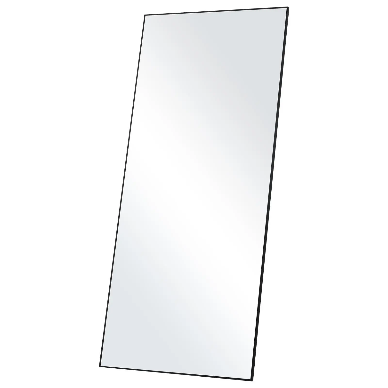 【summerfinds】VEVOR Full Length Mirror, 71'' x 31'', Extra Large Standing Hanging or Leaning Rectangle Floor Mirror with Tempered Glass Aluminum Alloy Frame, Full Body Dressing Mirror for Living Room Bedroom, Black Decor Wall