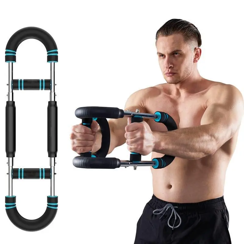 Arm Trainer Chest workout Strengthen Chest and Arm Muscles Men's Fitness Trainer Arm Exercise Equipment Detachable Portable Spring Resistance Home Fitness Equipment Training Arm Trainer Muscle Exercise Gear
