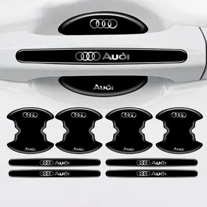 Car Door Bowl Handle Anti-Scratch Sticker, Tpu Transparent Protective Film for Audi Models, Durable Car Accessory