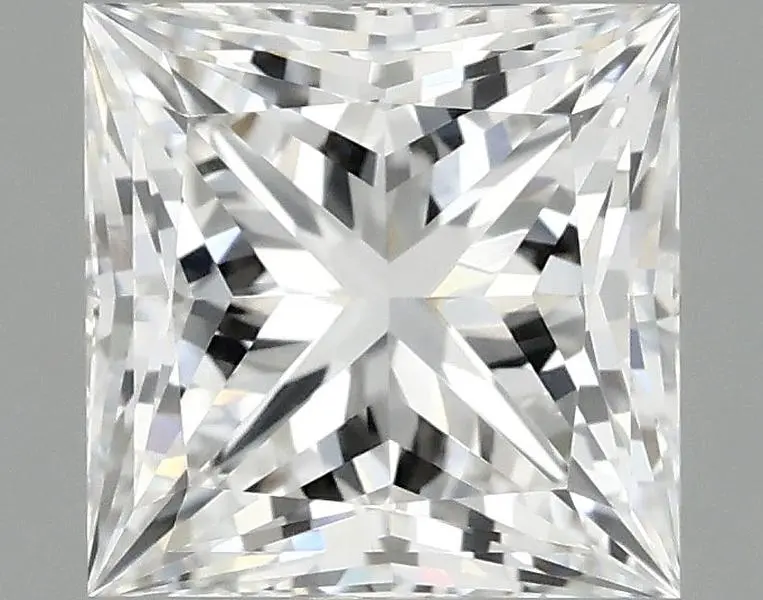 2.02 ct E VVS2 Princess Cut