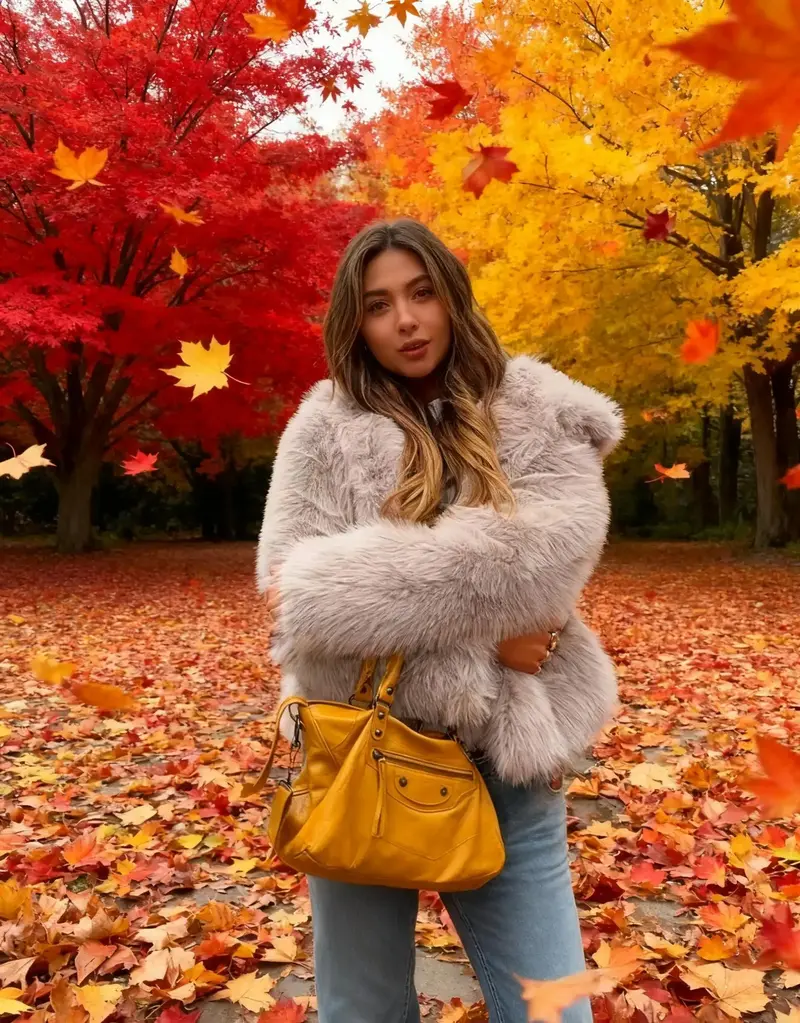 Casual Women’s Faux Fur Hooded Jacket, Short Style, Suitable for Autumn and Winter, Medium Fabric Thickness, Slim Fit, Women’s Coats, Long Sleeve, Open Front Blazer, Gwendolyn Trenchcoat, Oversized Ribbed Batwing Tunic Sweater, Trench Coats