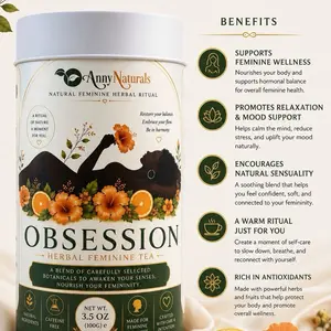 OBSESSION Women's  Tea Blend, Natural Beverage for Women
