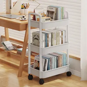 Multi-layer Book Storage Rack, Multi-functional Book Storage Organizer, Desk Organizer for Home Office, Kitchen, Living Room, Bedroom, Bookshelf Rack