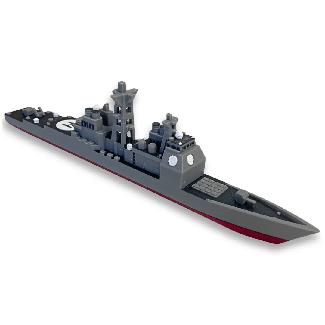 Ticonderoga-Class Guided Missile Cruiser 10-Inch AEGIS "Shield of the Fleet" Elite Naval Desktop Display Modern Warship Series High-Detail Craftsmanship