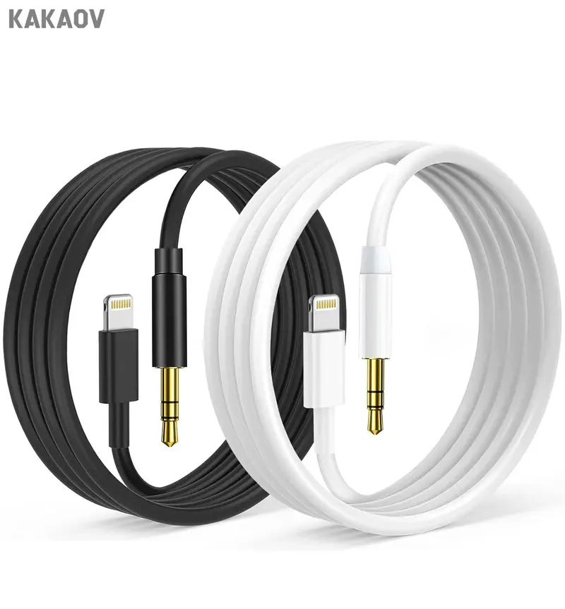 iPhone Aux Cord for Car, Lightning to 3.5 mm AUX Audio Cable Cord for Car Home Stereo, Speaker, Headphone Compatible with iPhone 14 13 12 11 Pro Max XS XR X 8, 3.3ft Accessories Portable