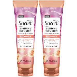 Suave Bonding Infusion Repairing Hair Mask 2-Pack — Instant Results! Haircare Restore