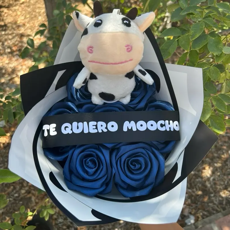 Ribbon Rose Bouquet Personalized gift Ribbon Rose Bouquet Personalized gift