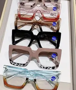 Rectangular Large Frames Reading Glasses   - Ergonomic Design for Optimal Vision Comfort