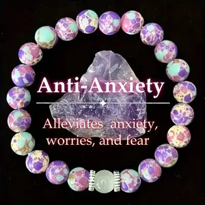 Bohemian Natural Turquoise Cat Eye Beaded Bracelet Handmade Colorful Purple Green Pink Blue Bead Chain Fashion Natural Stone Jewelry for Men Women Lightweight Comfortable Stylish Accessory for Summer Beach Travel Everyday Outfit & Gift for Her Him