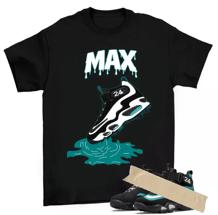 Tee Shirt Matching Griffey Max 1 Freshwater 2026 Match Sneaker Shoe Dripping