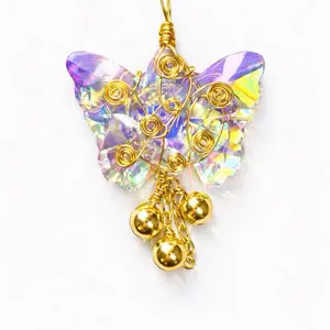Maite Jewelry.                                                  AURORA CRISTAL pendant
