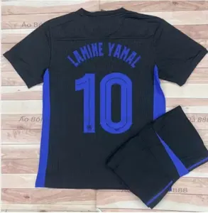 Barcelona 2025 Training Soccer Kit – #10 Lamine Yamal Inspired Jersey & Shorts Set – Premium Thai Polyester – Adult & Youth Sizes