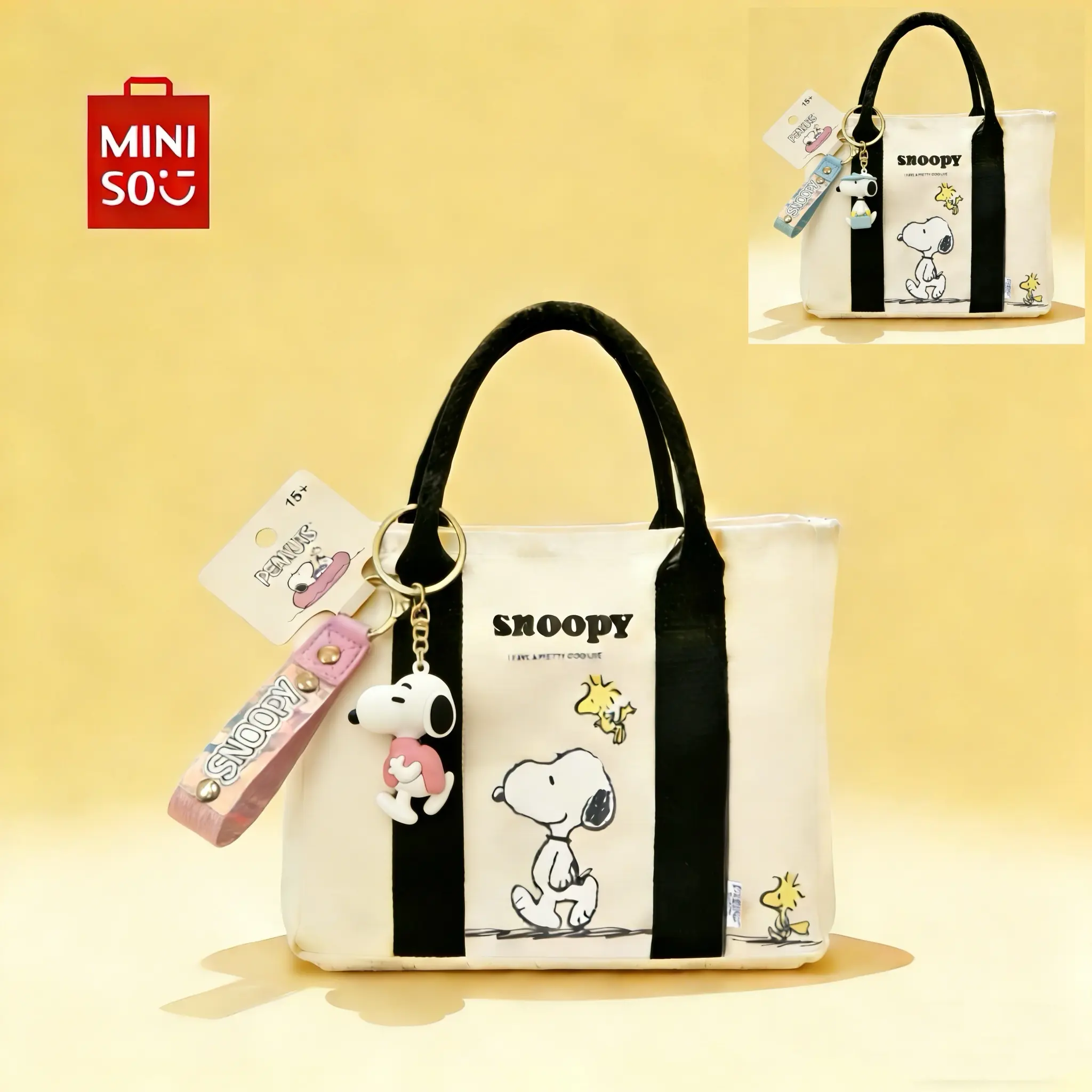 snoopy bag(walk)+Snoopy Keychain(random)