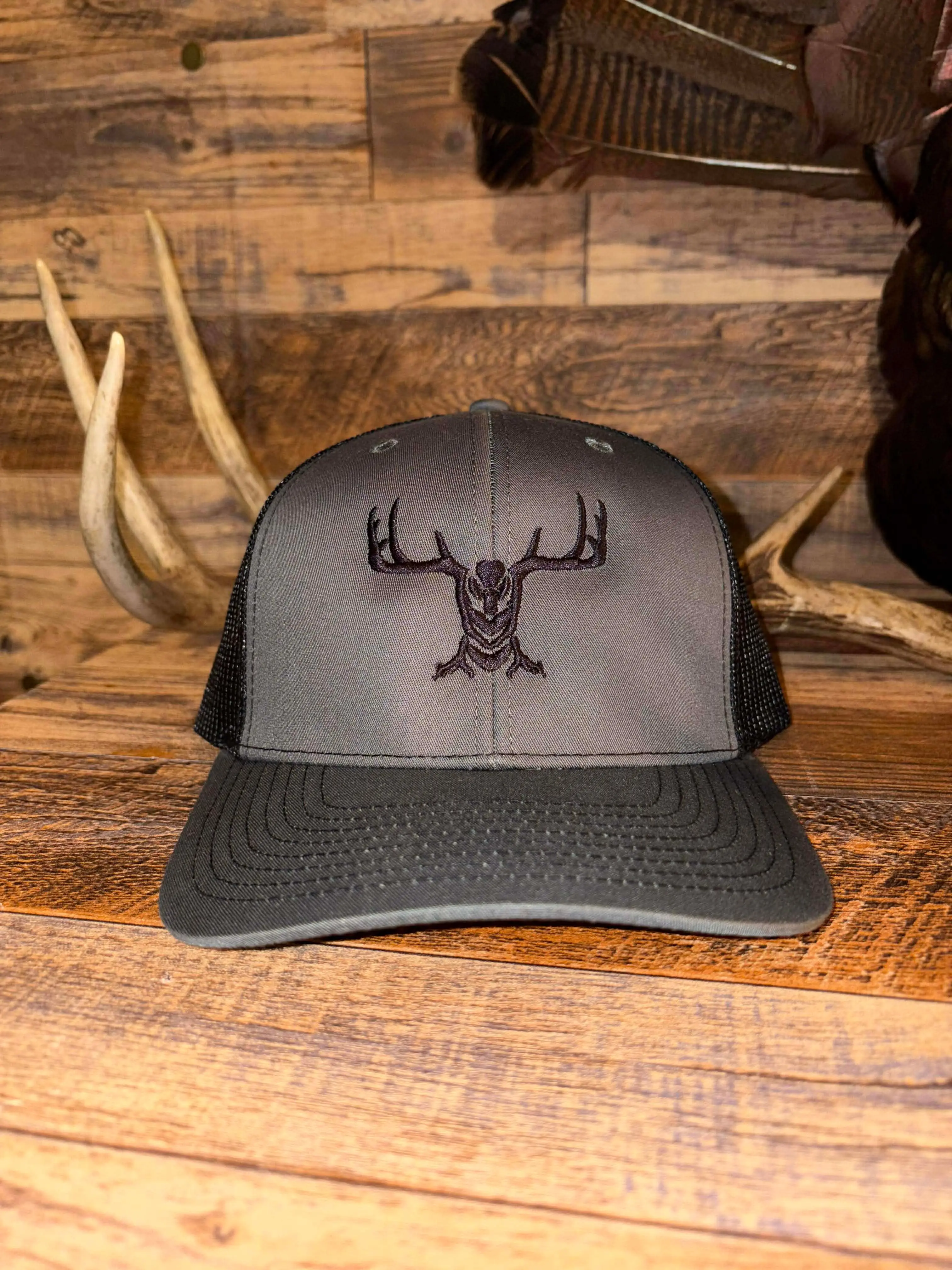 112 Trucker Hat – Gray/Black